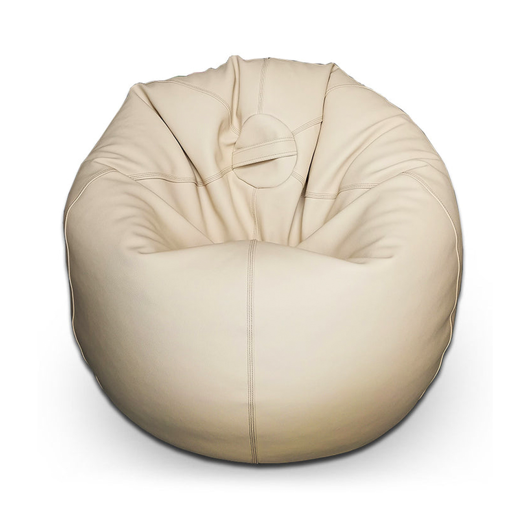 Plain Leather Bean Bag - Image 4