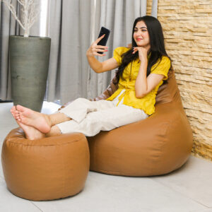 Pear Bean bag(Leather)